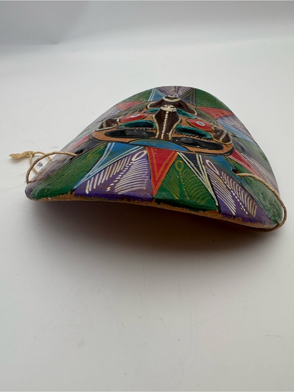 Vintage Mexican Folk Art Sun Decorative Mask Wall Art - Picture 7 of 16
